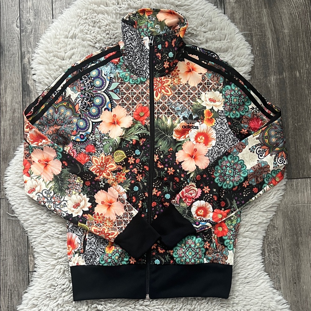Adidas Originals x Farm Rio Floral Pattern Track Jacket